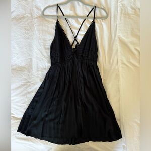 Wild Fable Black Textured Top